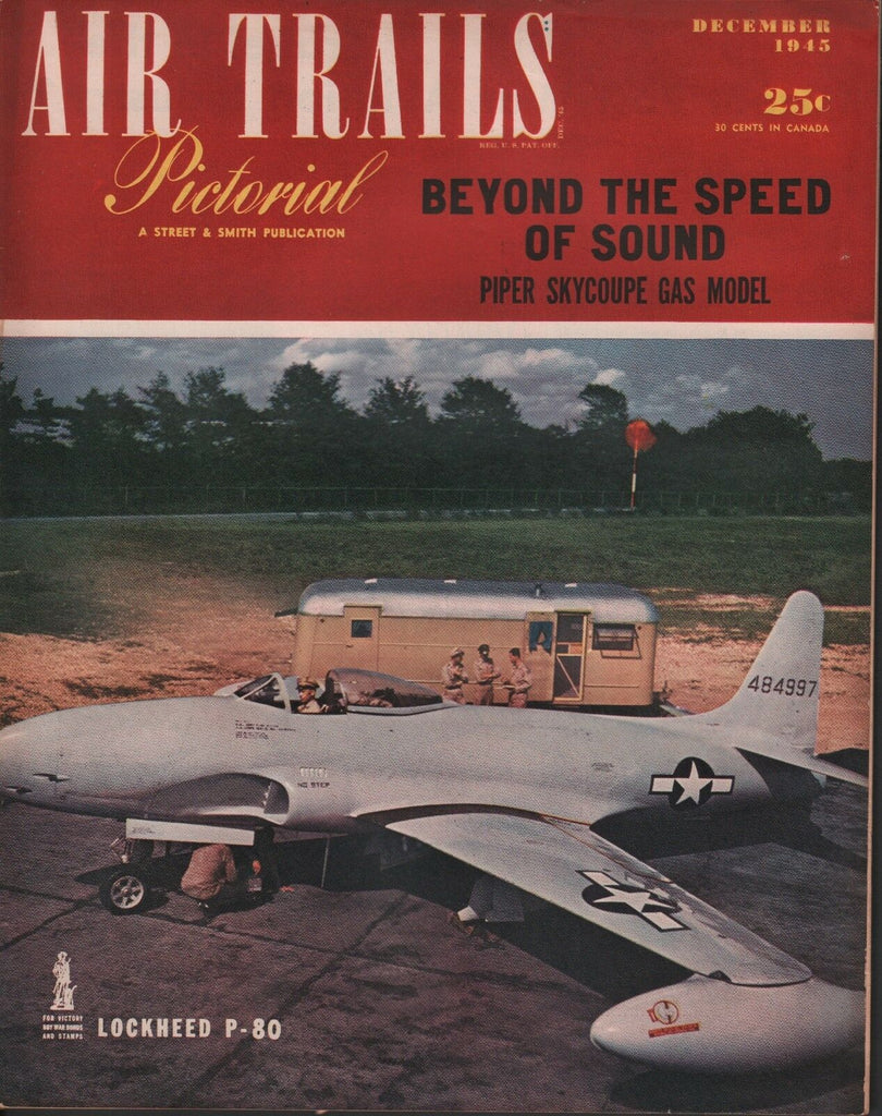 Air Trails December 1945 Lockheed P-80 Piper Skycoupe 052218DBE
