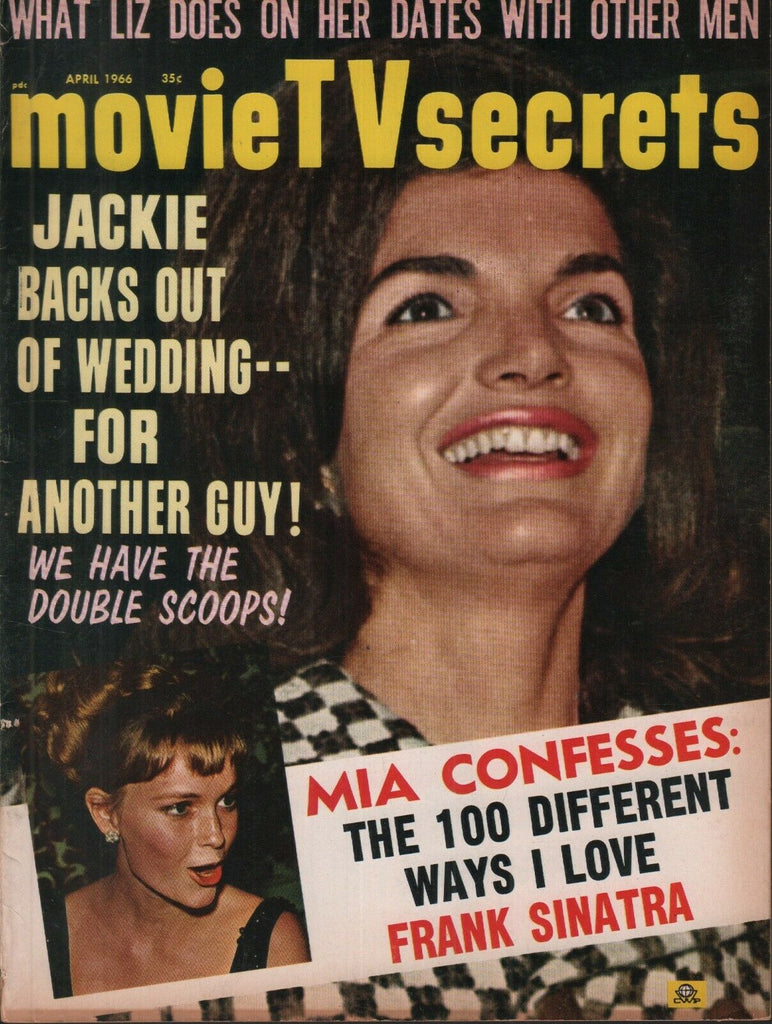 Movie TV Stories April 1966 Jackie Kennedy Frank Sinatra 062019AME2