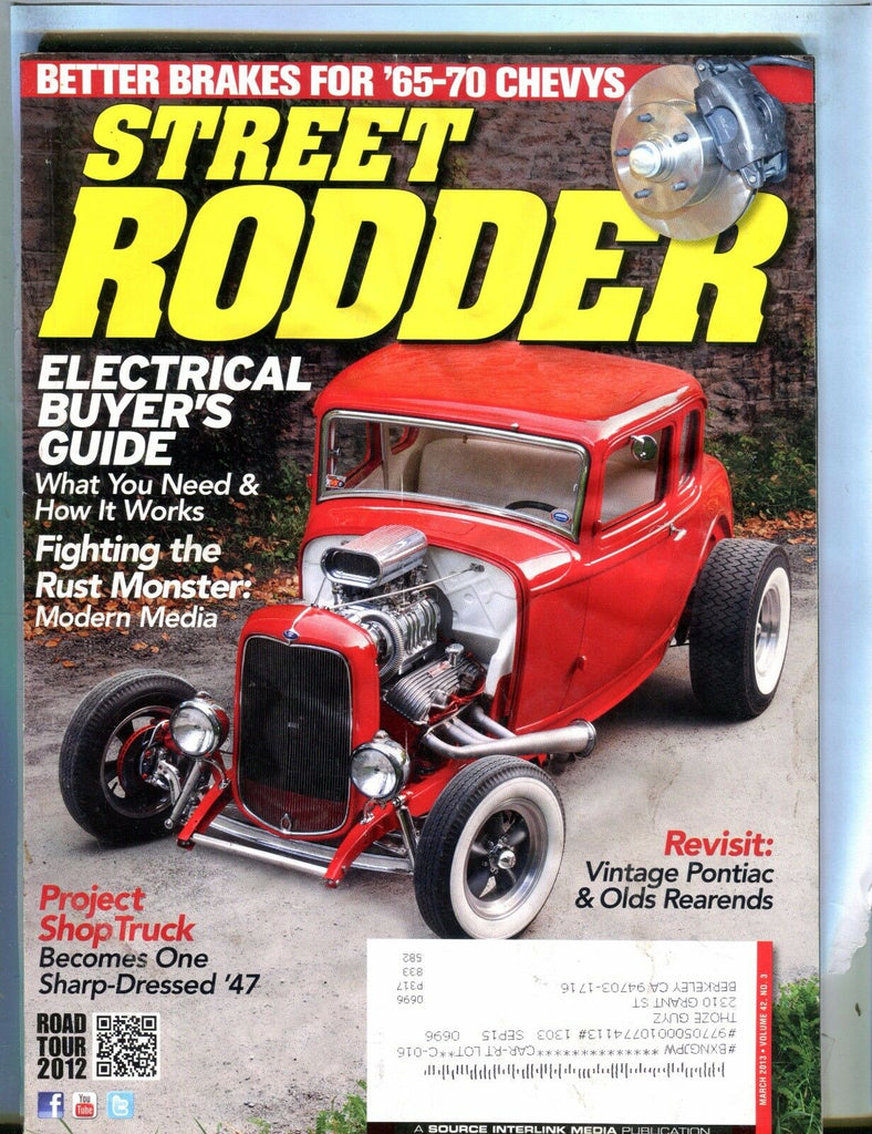 Street Rodder Magazine March 2013 Sharp-Dressed '47 VG w/ML 041917nonjhe