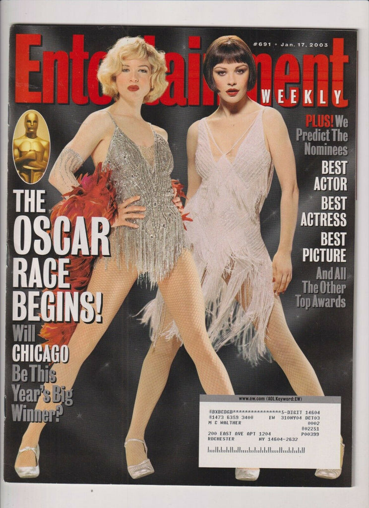 Entertainment Weekly Oscar Race Begins January 17, 2003 102319nonr