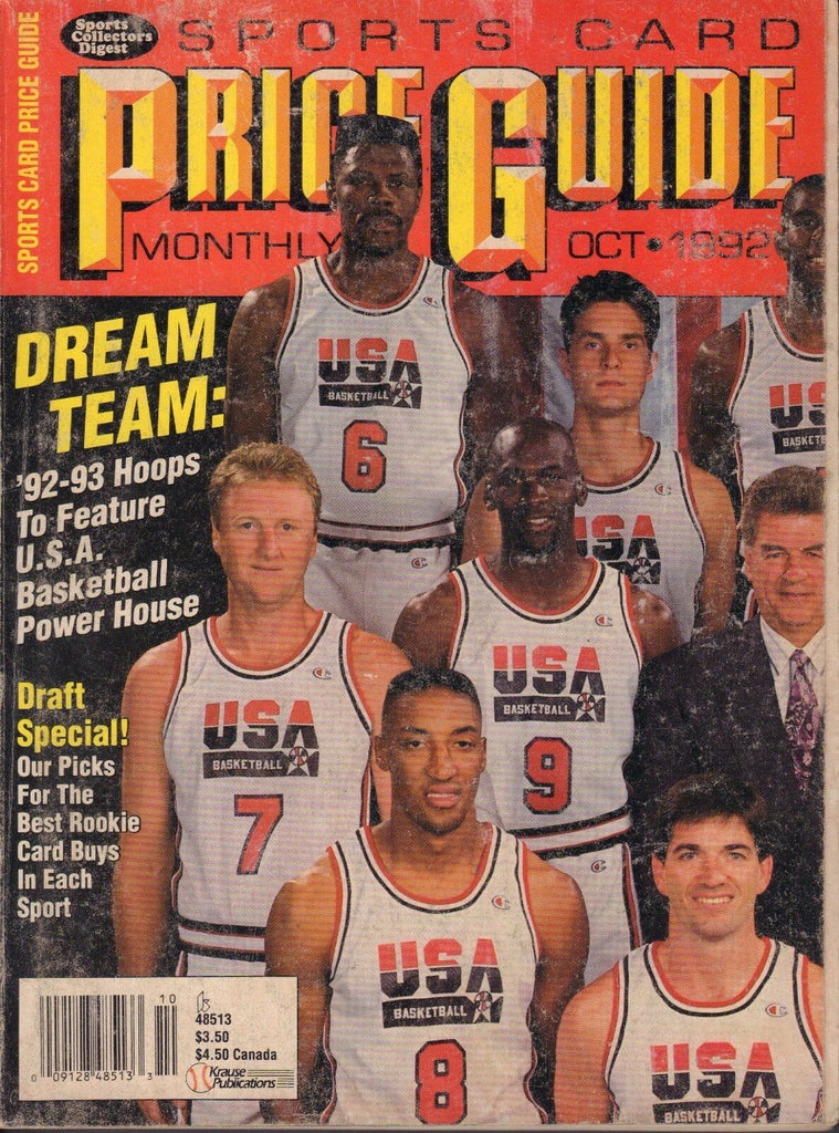 SCD Price Guide October 1992 Michael Jordan 090517nonjhe