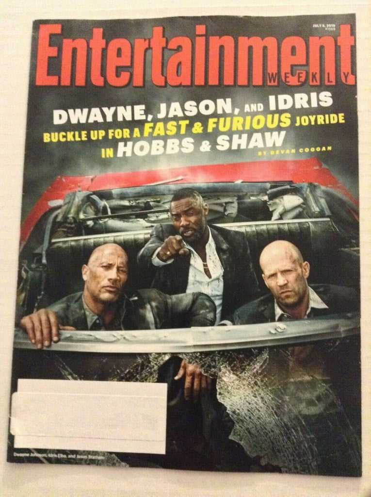 Entertainment Weekly Dwayne Johnson Idris Elba July 5, 2018 082419nonrh