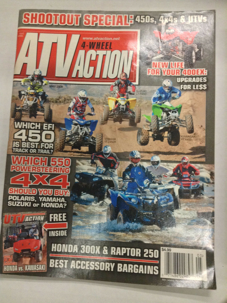 ATV Action Magazine Which EFI 450 Best For Track Or Trail May 2009 032617nonR