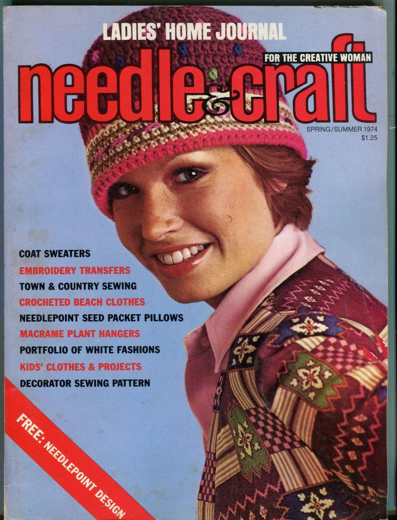 Ladies' Home Journal Needle & Craft Magazine Spring/Summer 1974 VG 050117nonjhe