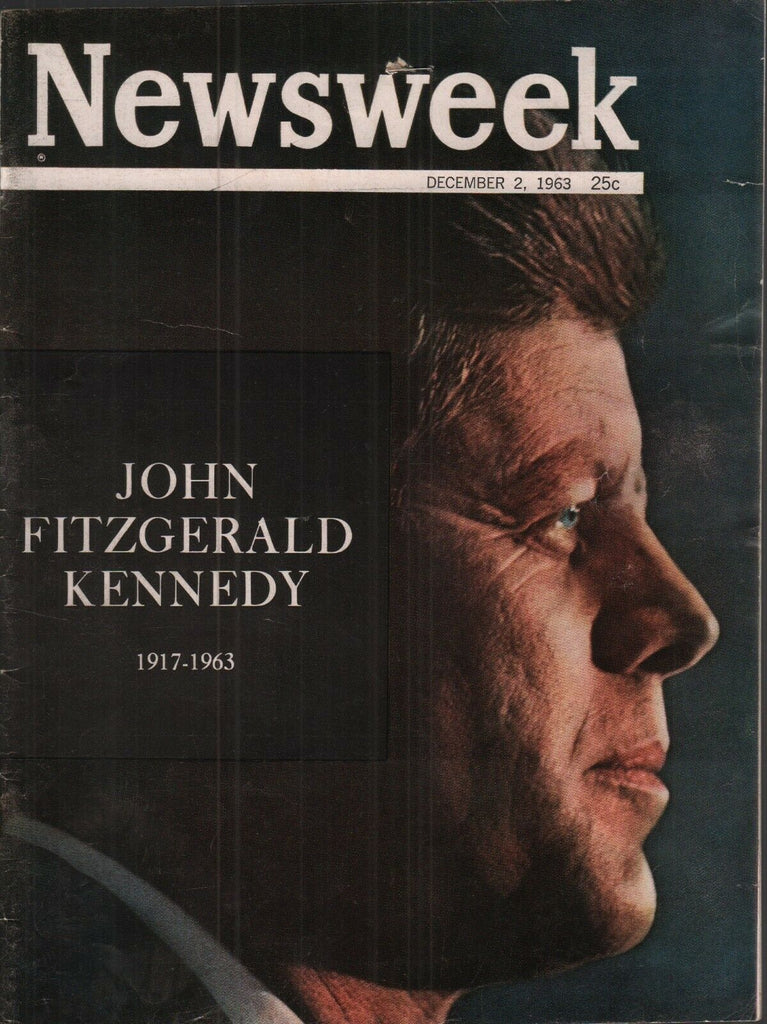 Newsweek December 2 1963 John F Kennedy JFK NO ML 073019AME
