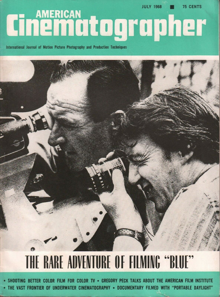 American Cinematographer July 1968 Adventure of Filming Blue 010720AME