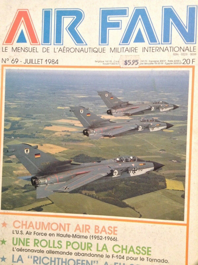 Air Fan Magazine Chaumont Air Base Juillet 1984 122717nonrh