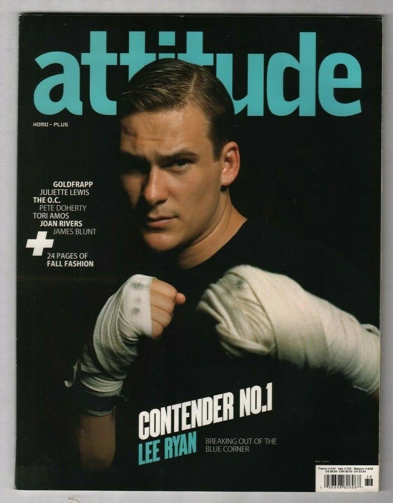 Attitude Gay Interest UK Mag Lee Ryan Goldfrapp August 2005 No.136 031120nonr