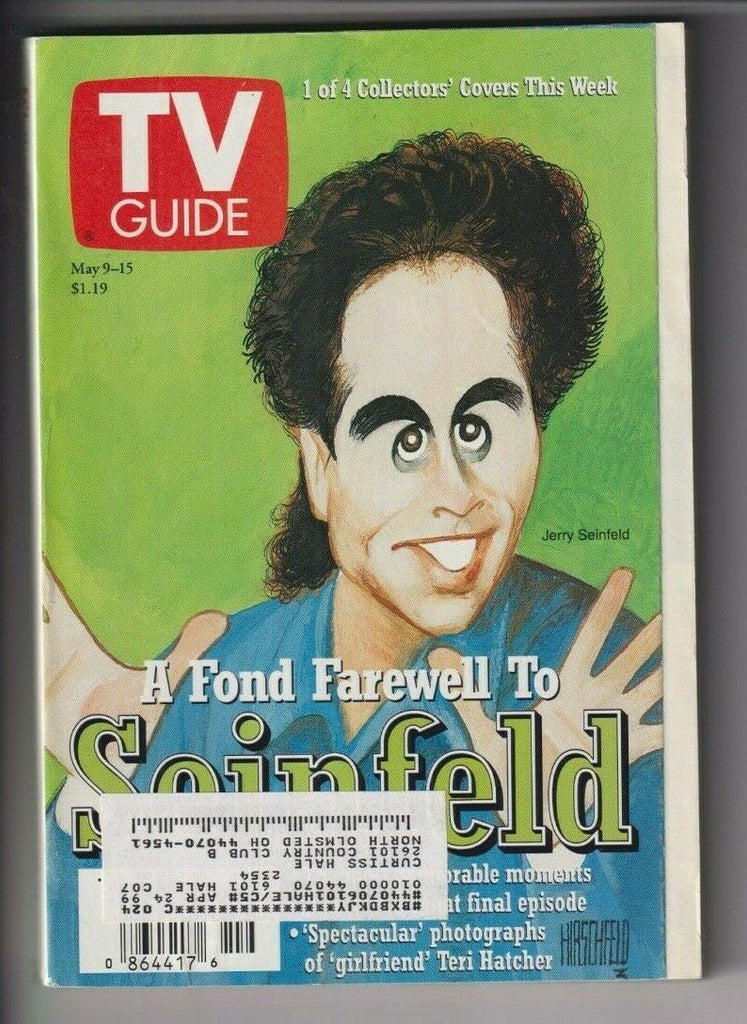 CLEV Metro Ed. Tv Guide Jerry Seinfeld 1 of 4 Covers May 9-15, 1998 111519nonr