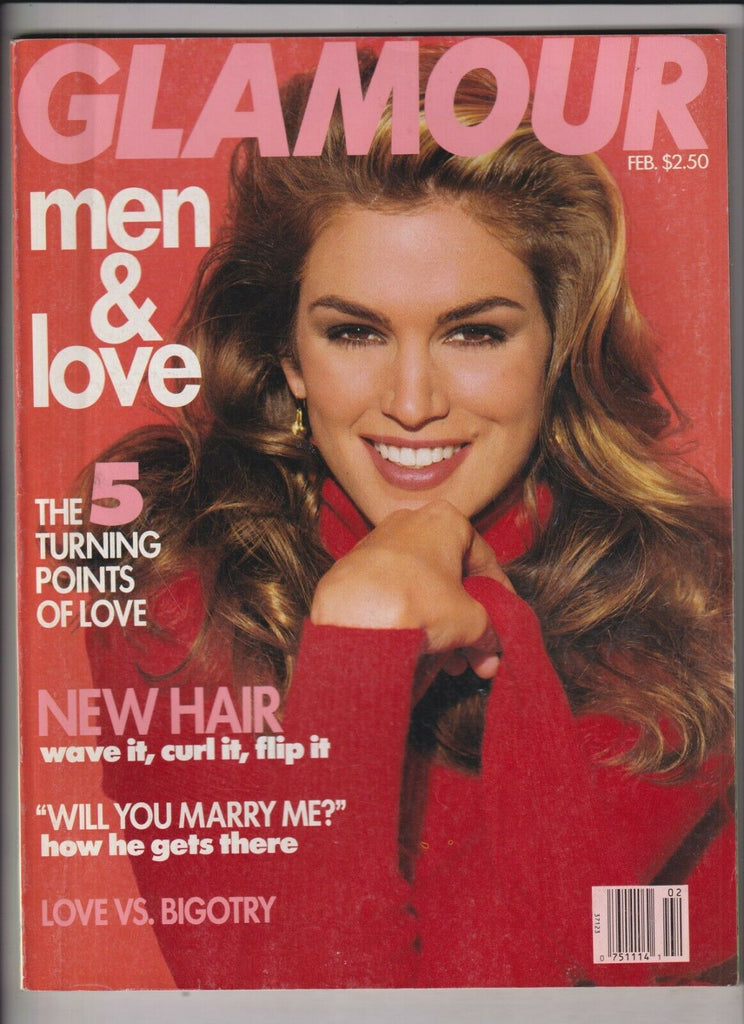 Glamour Mag Cindy Crawford Turning Points Of Love February 1992 022720nonr
