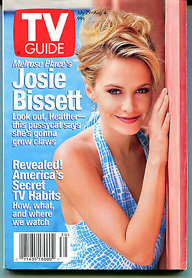 TV Guide July 29-Aug. 4, 1995 Josie Bissett Melrose Place EX NO ML 121015jhe
