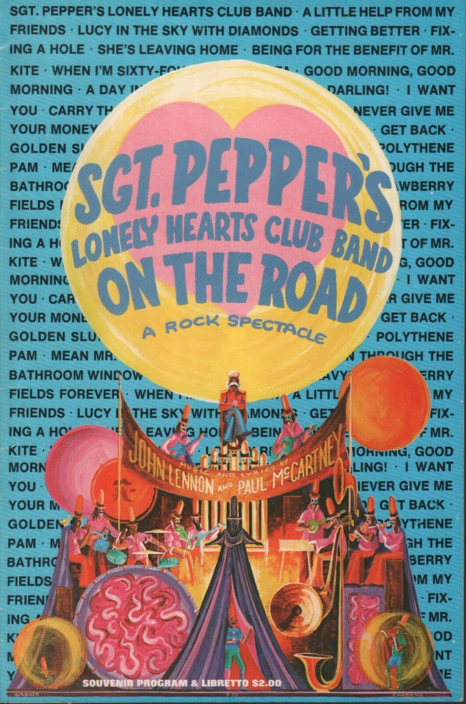 Sgt. Peppers Lonely Hearts Cub Band on The Road Tour Program 101918DBE