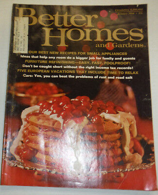 Better Homes And Gardens Magazine Five European Vacations January 1966 122014R