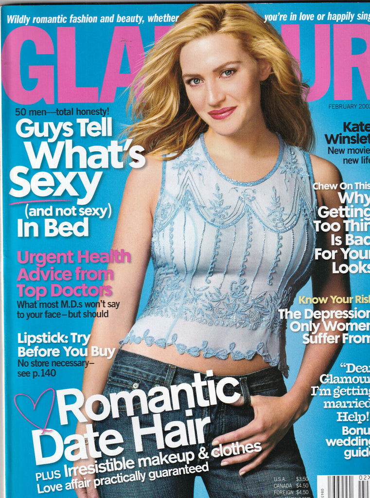 Glamour Mag Kate Winslet Romantic Date Hair February 2002 101819nonr