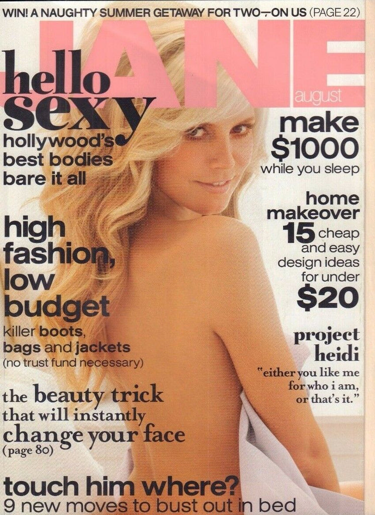 Jane August 2006 Heidi Klum 022017NONDBE