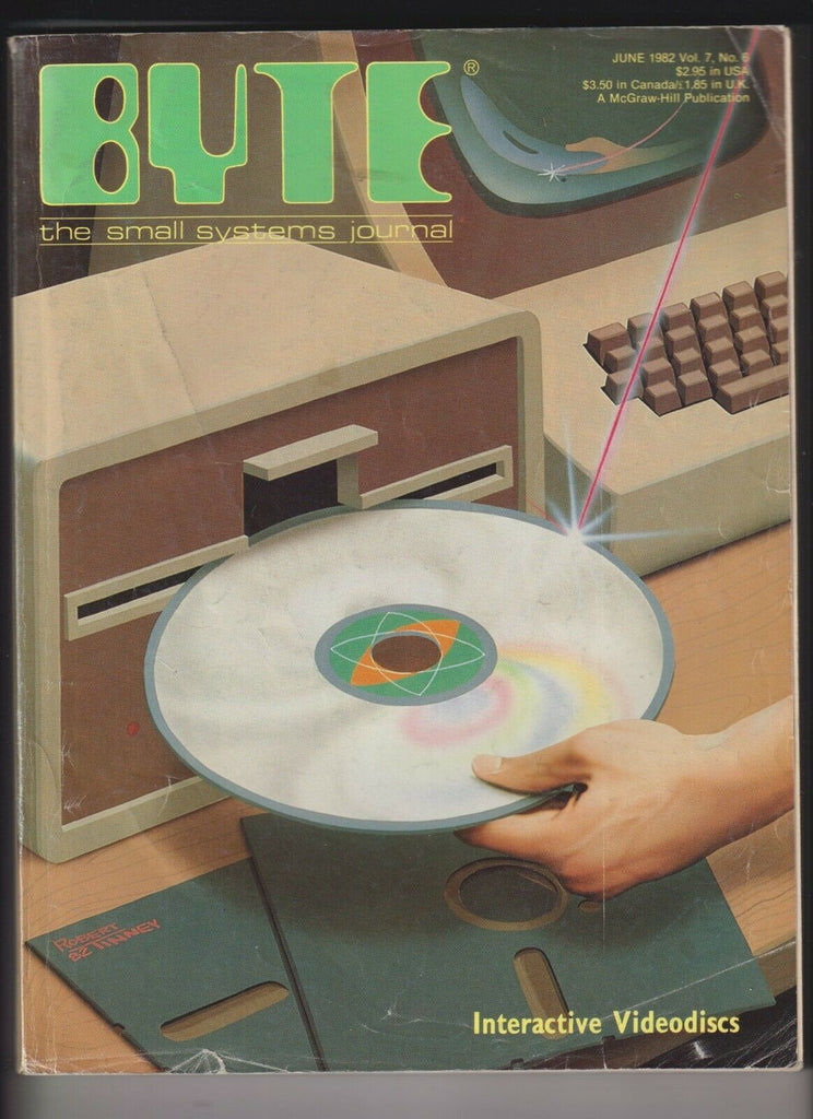 Byte Magazine Interactive Videodiscs June 1982 560 Pages! 120919nonr