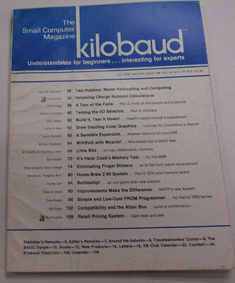 Kilobaud Microcomputing Magazine A Tour Of The Faire July 1978 112014R