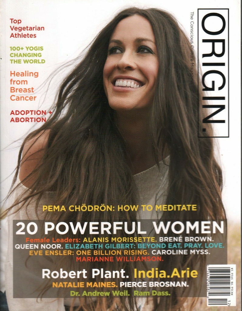 Origin Magazine Issue 12 2013 Alanis Morissette Pierce Bronsnan 022420AME2