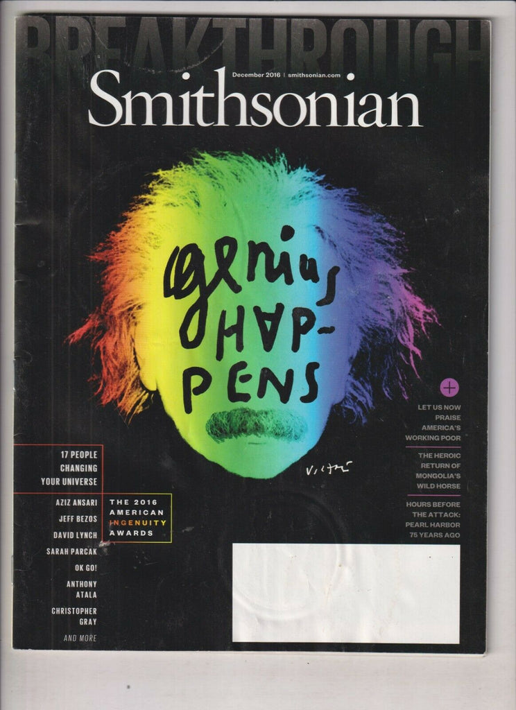 Smithsonian Mag 17 People Chaning The Universe December 2016 022420nonr