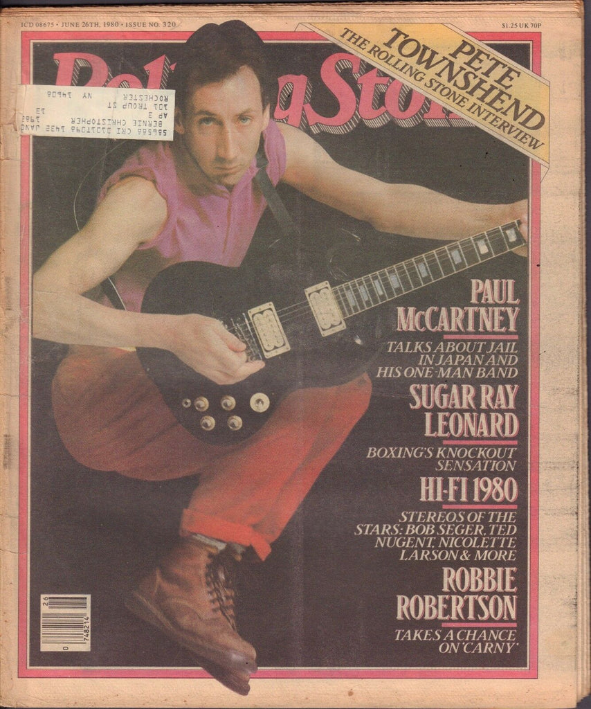 Rolling Stone June 25 1980 Paul McCartney, Sugar Ray Leonard w/ML 121416DBE