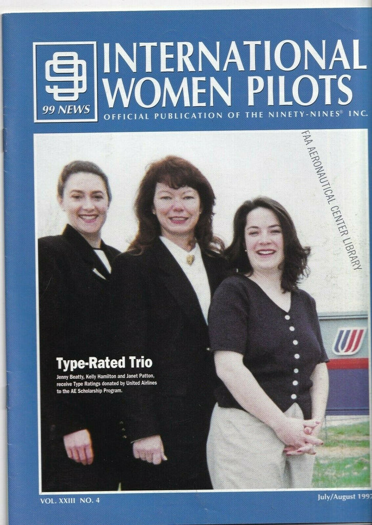 International Women Pilots Jenny Beatty Kelly Hamilton Jul/Aug 1997 032019nonr
