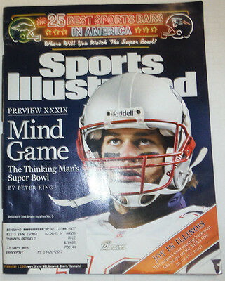 Sports Illustrated Magazine Belichick And Tom Brady February 2005 031815R