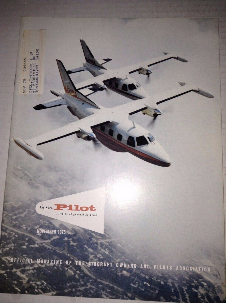 The AOPA Pilot Airplane Magazine Grumman Cheetah November 1975 120716rh