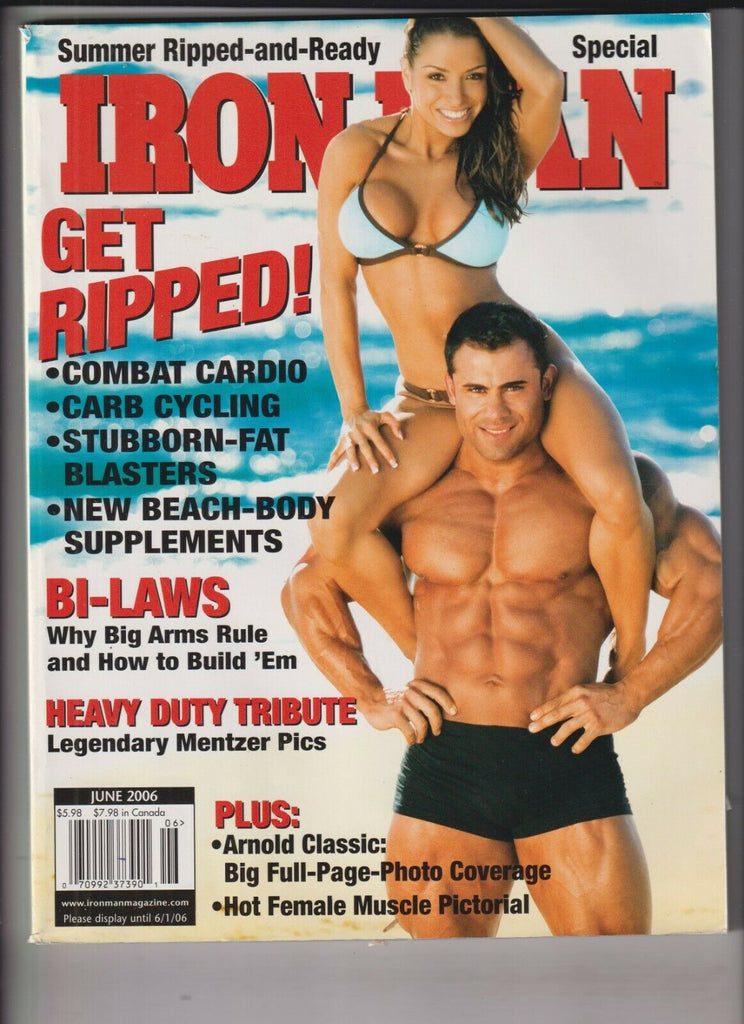 Ironman Mag Moe El Moussawi Erika Thompson June 2006 021120nonr