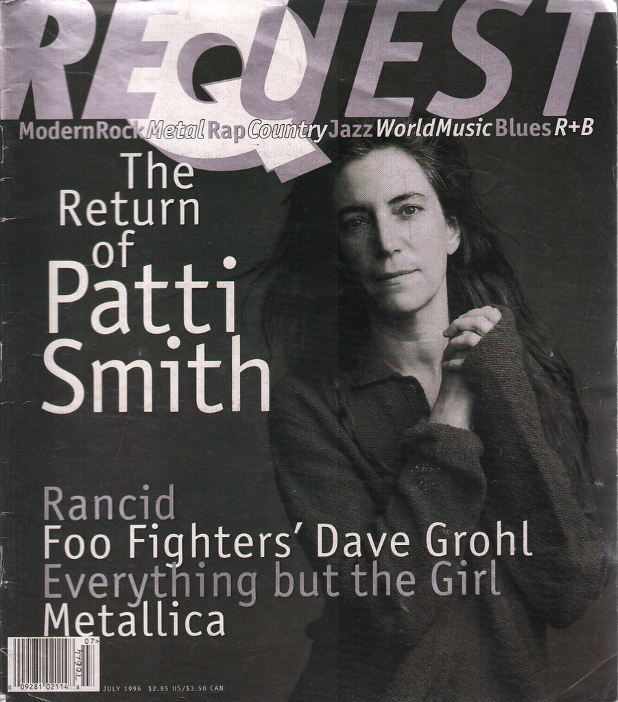 Request July 1996 Patti Smith Foo Fighters Metallica 041420DBE2