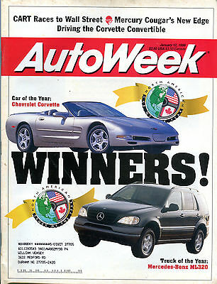 AutoWeek Magazine January 12 1998 Corvette Mercedes-Benz EX 021816jhe