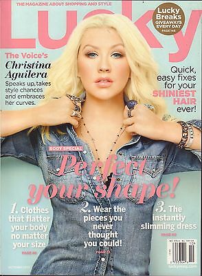 Lucky October 2012 Christina Aguilera VG 062816DBE