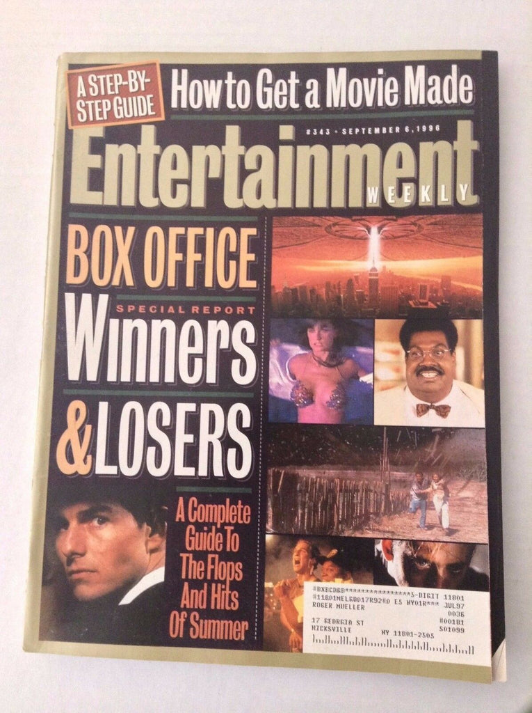 Entertainment Weekly Magazine Tom Cruise September 6, 1996 031917NONRH