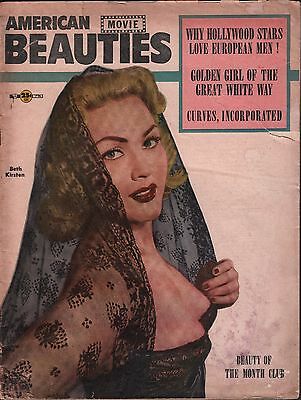 American Beauties Magazine April - May 1953 Beth Kristen GD 122215DBE