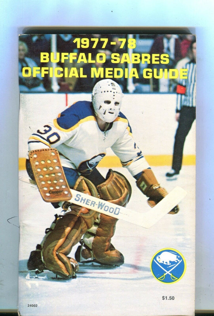 Buffalo Sabres 1977-78 Media Guide VG 012417jhe