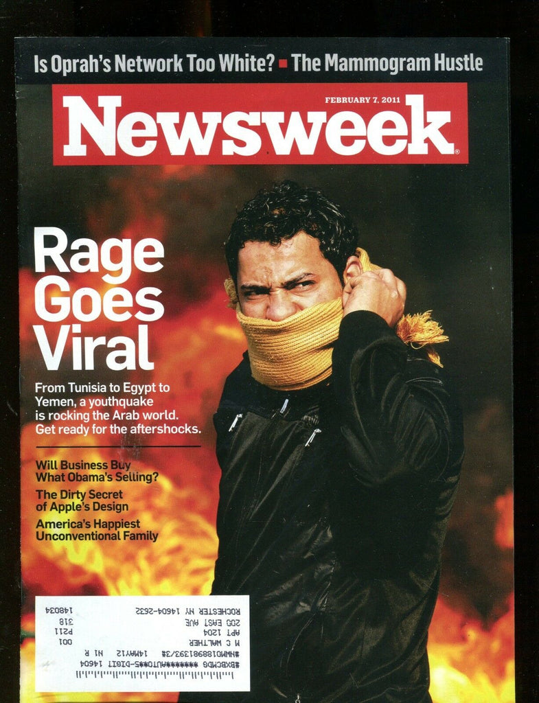 Newsweek Magazine February 7 2011 Rage Goes Viral EX w/ML 011217jhe