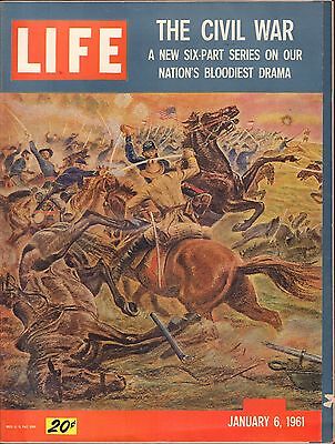 Life Magazine January 6 1961 Birthday The Civil War Part 1 VG 051816DBE2