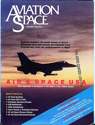 Aviation Space Magazine Summer 1984 Air & Space USA EX FAA 030716jhe