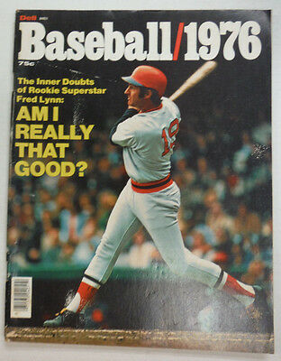 Baseball Magazine Fred Lynn Rookie Superstar 1976 052115R2