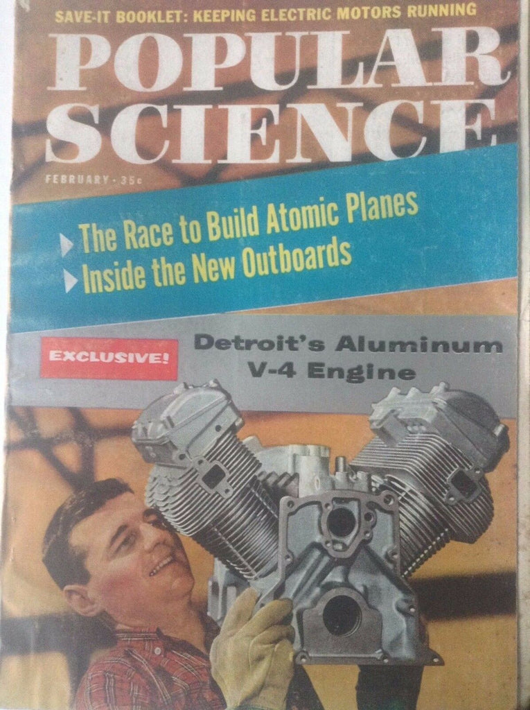Popular Science Magazine Detroit's Aluminum V4 Engine February 1959 090217nonrh