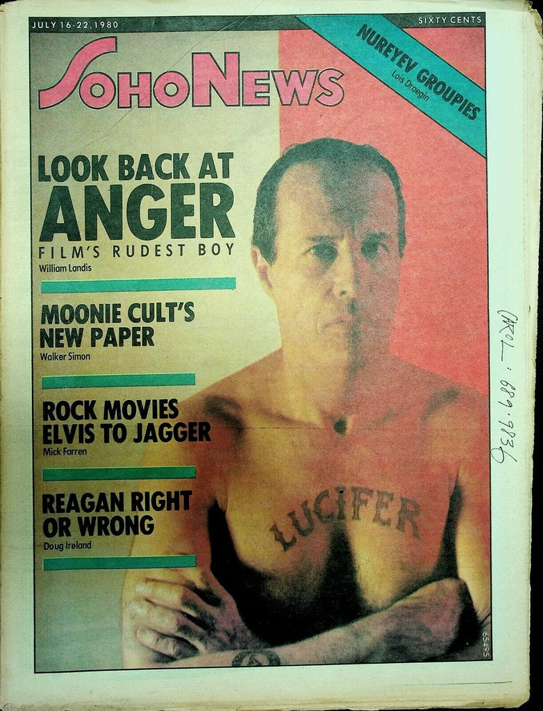 Soho News NYC July 16-22 1980 Elvis Presley Mick Jagger Ronald Reagan 091120ame