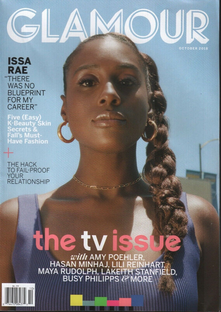 Glamour October 2018 Issa Rae Amy Poehler Hasan Minhaj 111418AME
