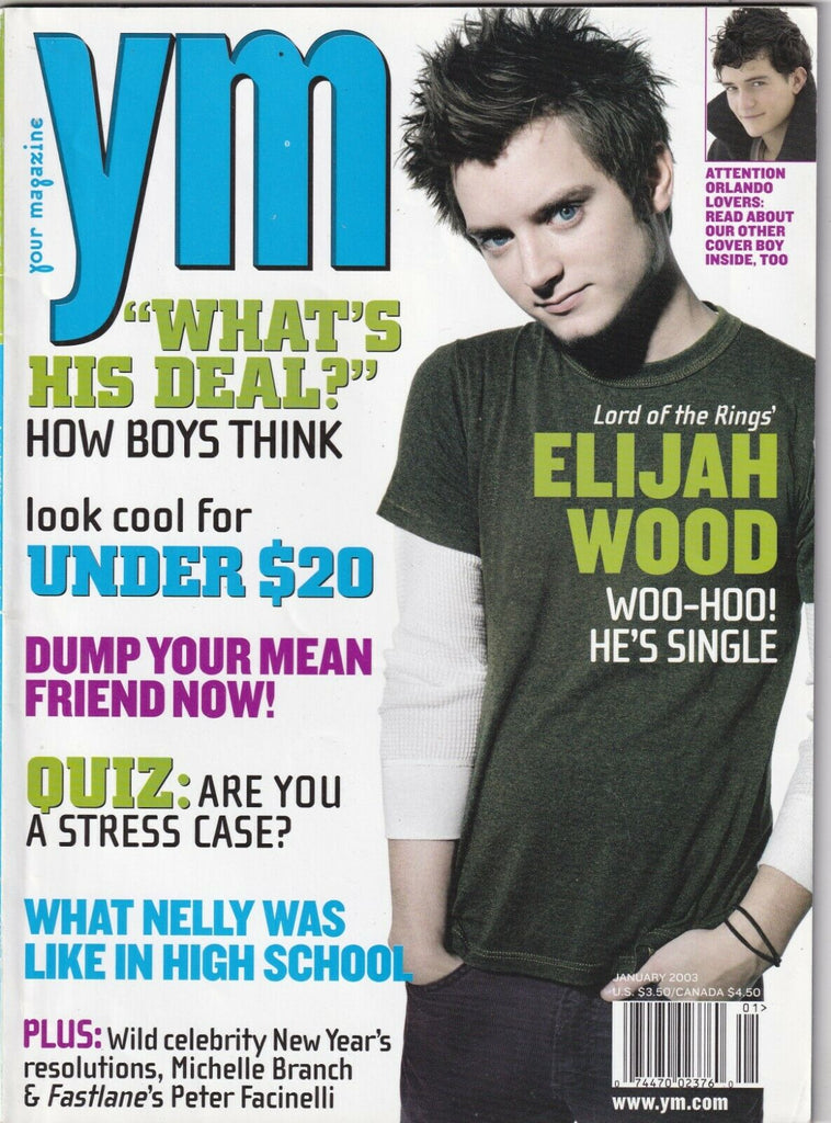 Young & Modern Magazine Elijah Wood Nelly January 2003 081319nonr