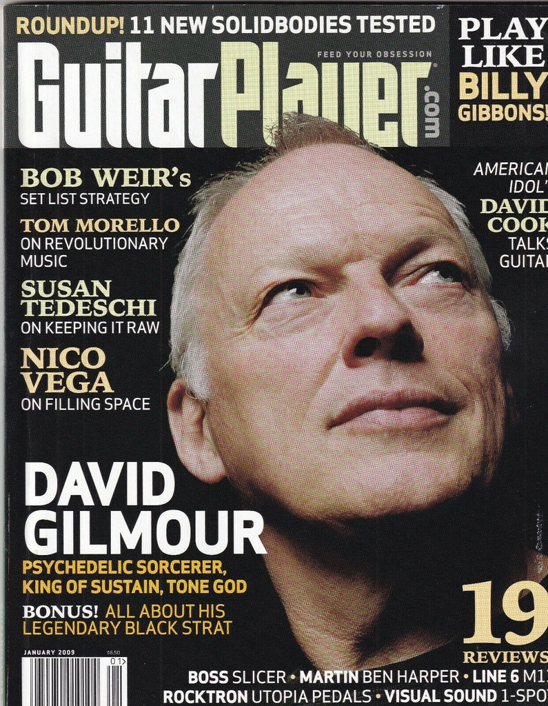Guitar Player Mag David Gilmour David Cook Bob Weir January 2009 100219nonr