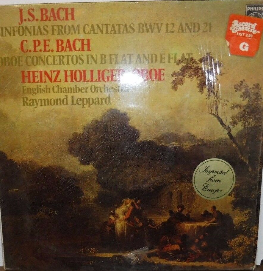 J.S. Bach Sinfonias from cantatas bwv 12 and 21 33rpm 6500-830 100116LLE#2
