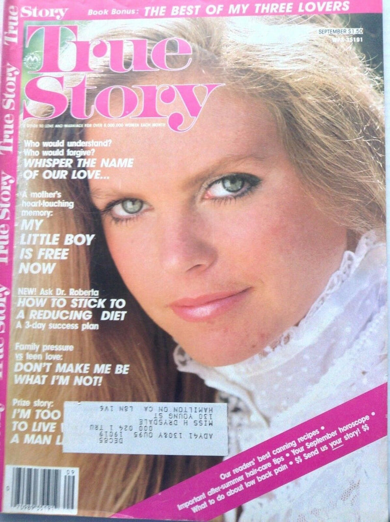 True Story Magazine My Child Is Free Now September 1985 091717nonrh
