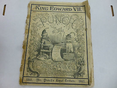 Punch Magazine May 18, 1910 King Edward VII Loyal Tribute