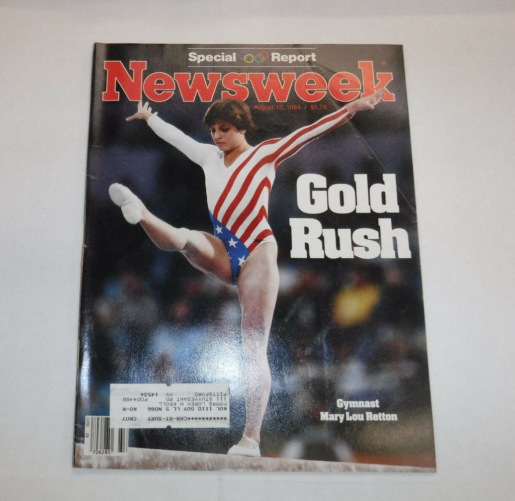 Newsweek Magazine Gold Rush Mary Lou Retton August 13, 1984 101916R
