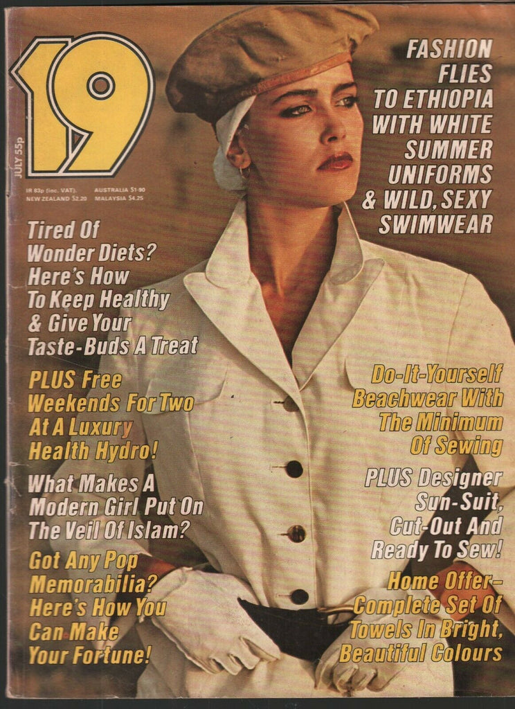 19 Magazine July 1982 James Wedge Mick Brown Peter Weller 020821ame