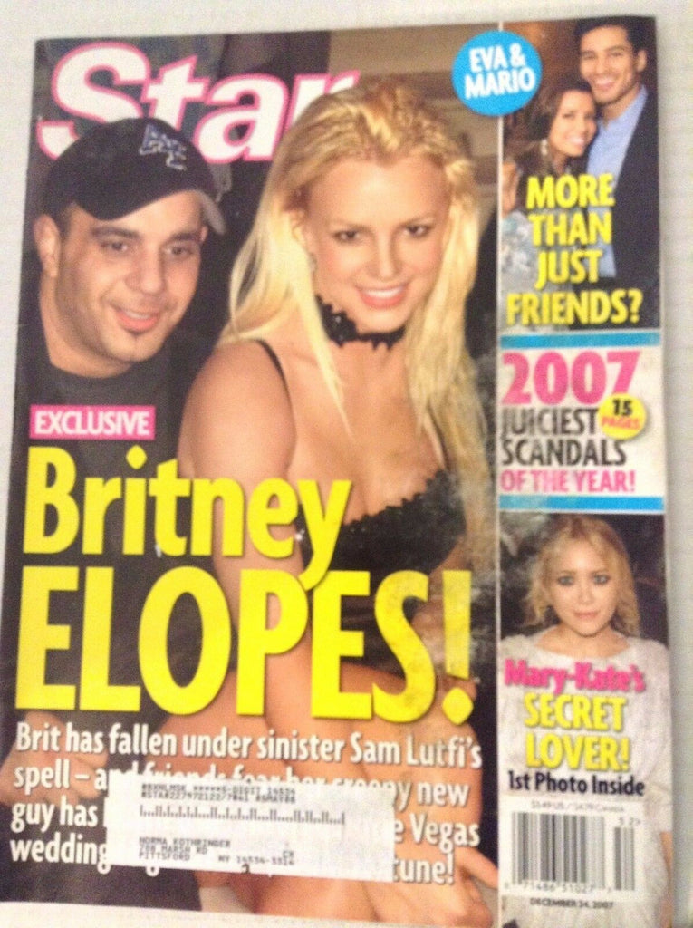 Star Magazine Britney Spears Elopes December 24, 2007 081017nonrh3