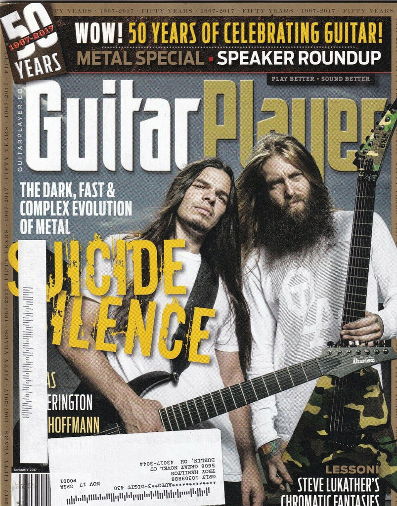 Guitar Player Magazine Suicide Silence Steve Lukather January 2017 100219nonr